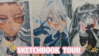 SKETCHBOOK TOUR !! / скетчбук обзор