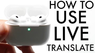 How To Use Live Translation With AirPod Pro 3!