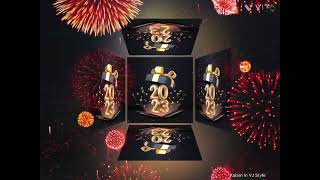 2023 Animated gif WhatsApp Status | Happy New Year 🥳 2023 | New Year gif | Welcome 2023 | #newyear