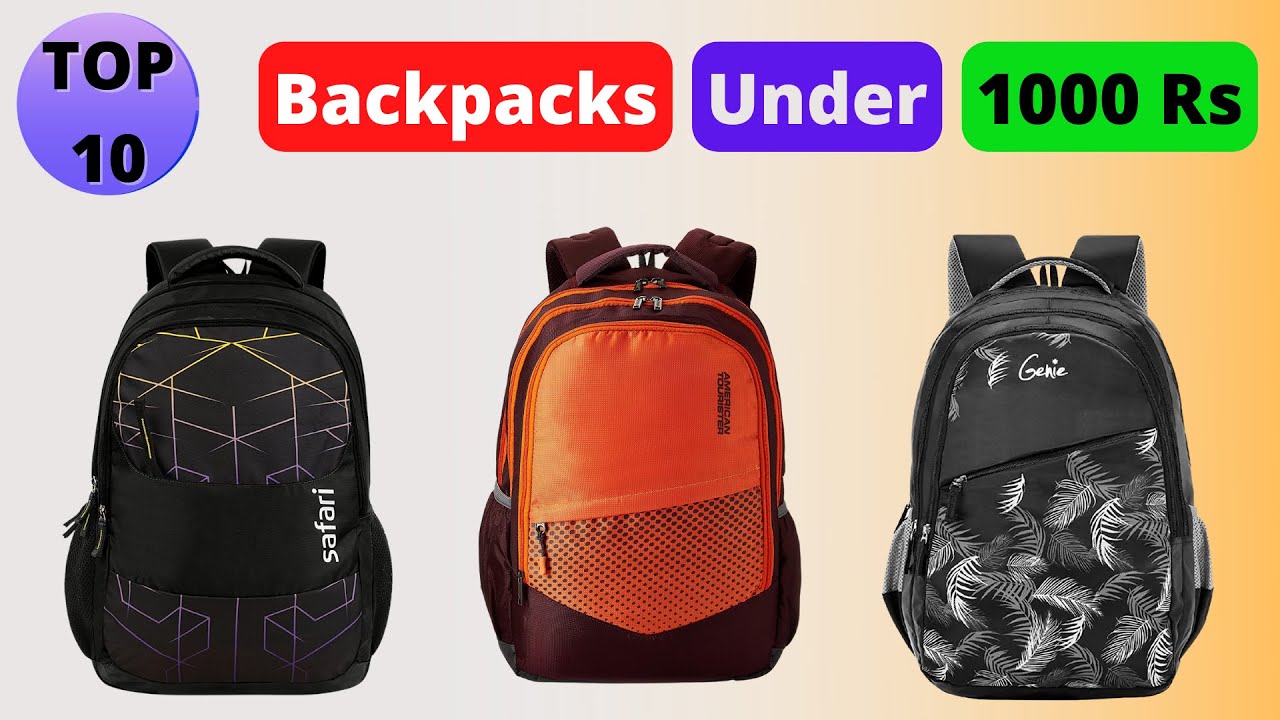 Best Backpack for School + College Under 1000 Rs in India 2022⚡Which ...