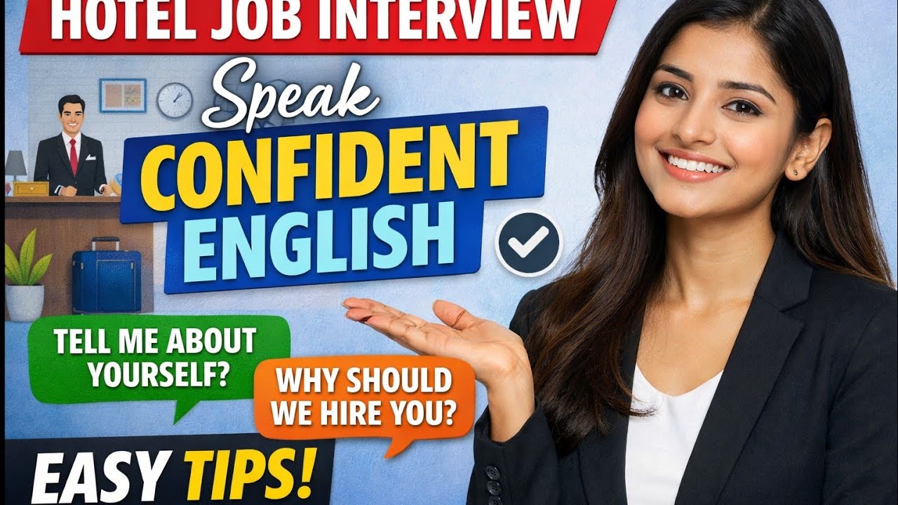   Topic: How to Speak Confident English in Hotel Job Interview@myenglishjourney001 