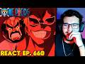 QUE PESADO! DOFLAMINGO FEZ O REI MATAR TODO MUNDO!! React One Piece EP. 660