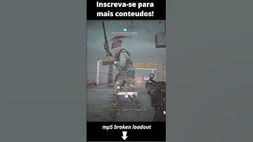 CALL OF DUTY MODERN WARFARE - MELHOR LOADOUT MP5 PARA COD WARFARE E WARZONE  BEST CLASS MW #Shorts