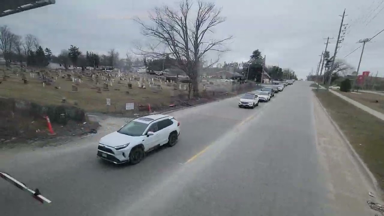 GO Transit  Barrie Line Full Ride Video from Allandale to Union on NEW Davenport Guideway. 23/04/04