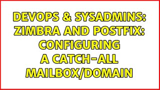 Celebrity DevOps & SysAdmins: Zimbra and Postfix: configuring a catch-all mailbox/domain (3 Solutions!!) Net Worth