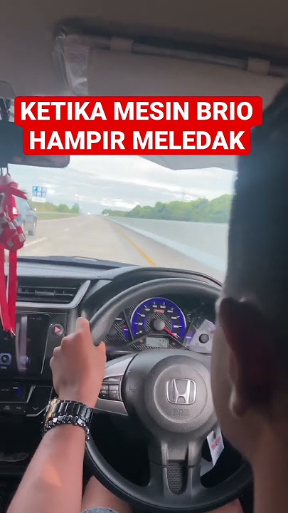 Ketika Mesin Brio Hampir Jebol #mesinbrio #hondabrio #topspeedbrio #topspeed #shorts #short
