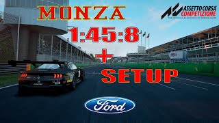 Acc Onboard Lap || Setup Monza Ford Mustang GT3