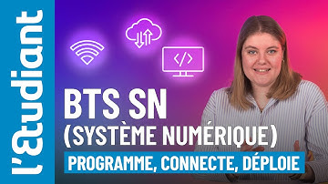BTS SN - Systèmes numériques : débouchés, programme, options, Parcousup