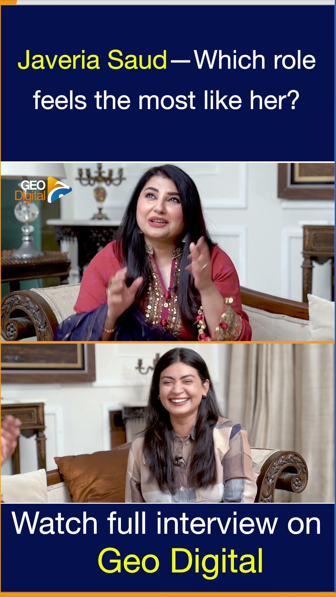 Javeria Saud—Which role feels the most like her?
