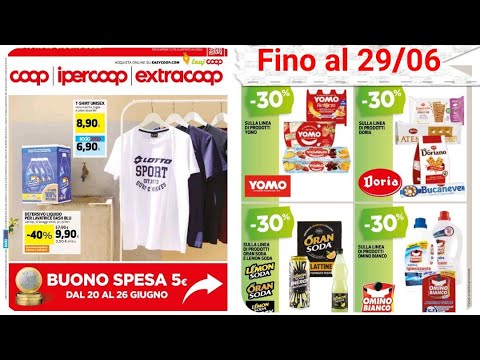 Volantino Completo Coop, Ipercoop e Extracoop, Offerte valide fino al 29 giugno 2022