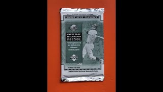 2002 UPPER DECK SWEET SPOT CLASSICS MICKEY MANTLE baseball pack w/Buck Leonard & Christy Mathewson!