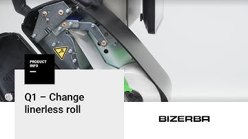 Bizerba How-To – Linerless label roll change is quick and easy