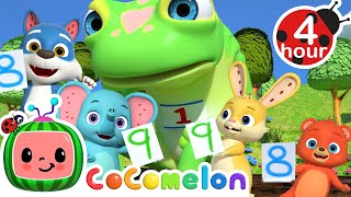 Five Frogs Sitting on the Dock of the Bay + More | Cocomelon | Fun Cartoons For Kids by  JJ's Animal Adventure 1,713,626 views 4 weeks ago 4 hours, 28 minutes