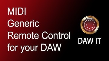 MIDI Generic Remote Control For Cubase Pro With DAW IT MIDI Controller