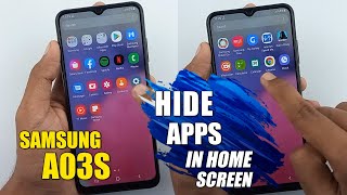 How To Hide Apps - Samsung Galaxy A03s screenshot 4