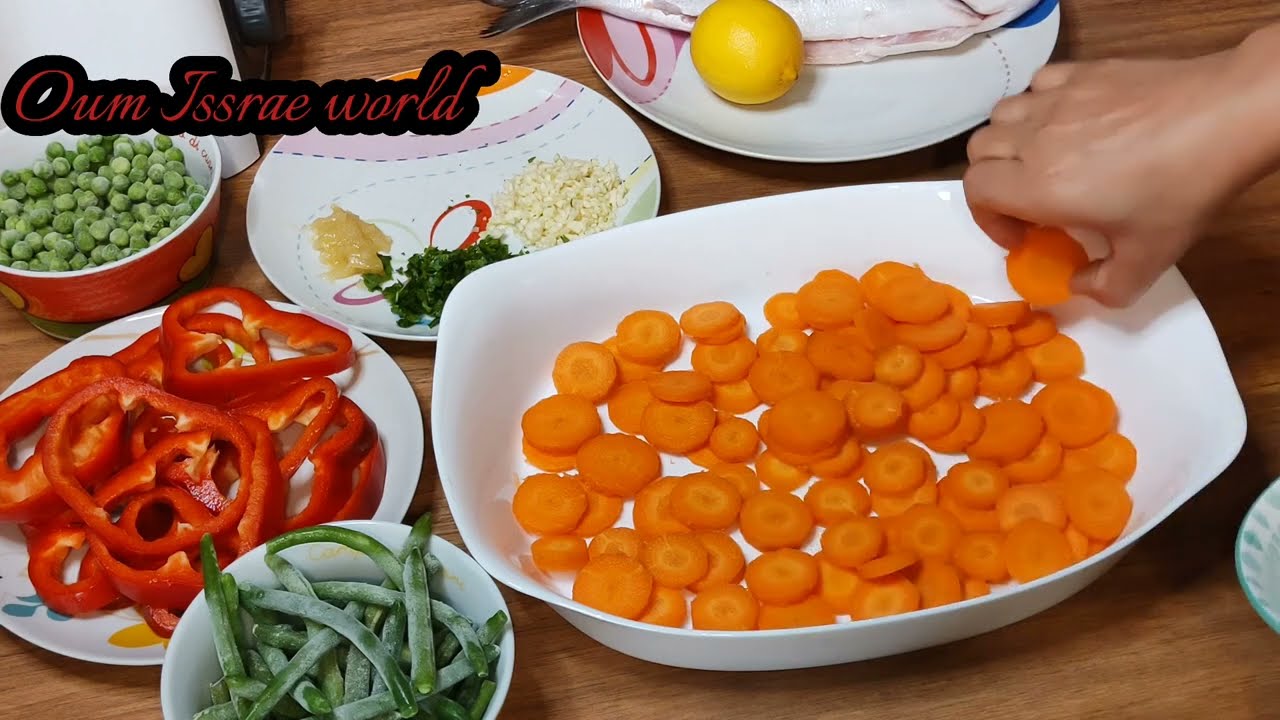 Pesce al forno con verdure 