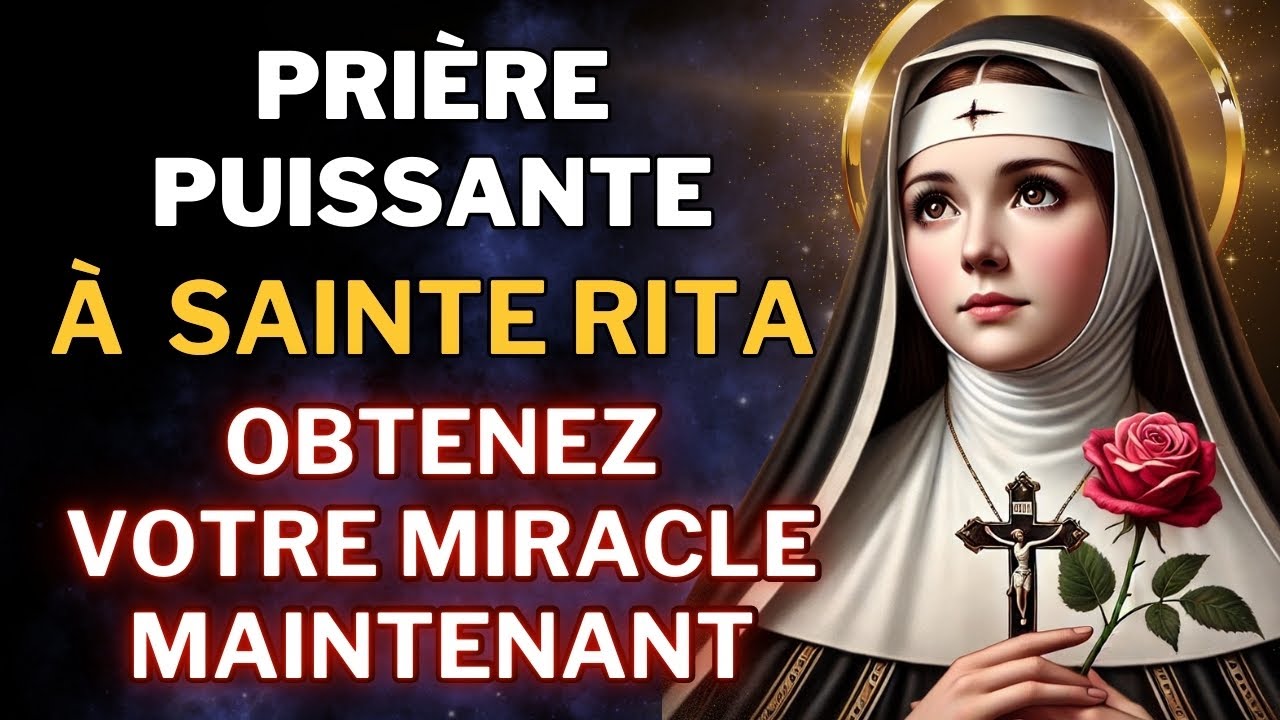 🙏💖Prière Efficace - Sainte Rita Pour les Causes Difficiles et