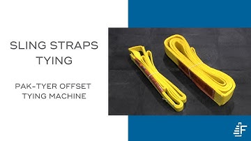 Sling Straps Tying Pak-Tyer Offset Elastic Tying Machine