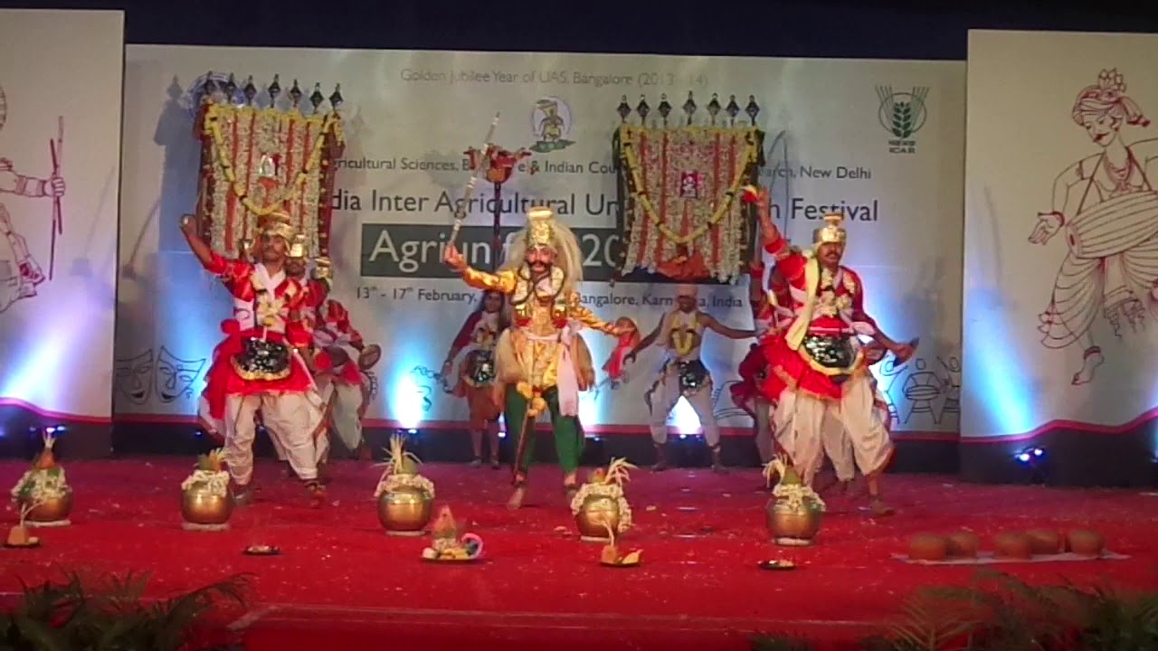 Pooja kunita | Gokula | agriunifest 2014| first | all india inter agricultural University youthfest