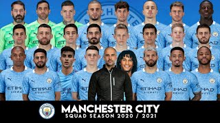 Manchester City Squad 2020/2021  Man City Full Skuad 2020/2021