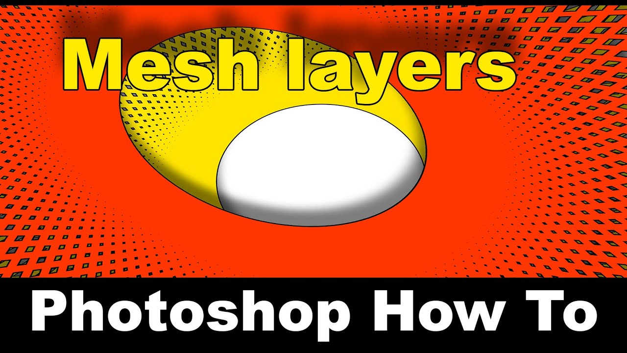 Photoshop mesh layer combination tutorial 