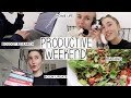 GET PRODUCTIVE WITH ME | WEEKEND VLOG & BOOK REVIEWS