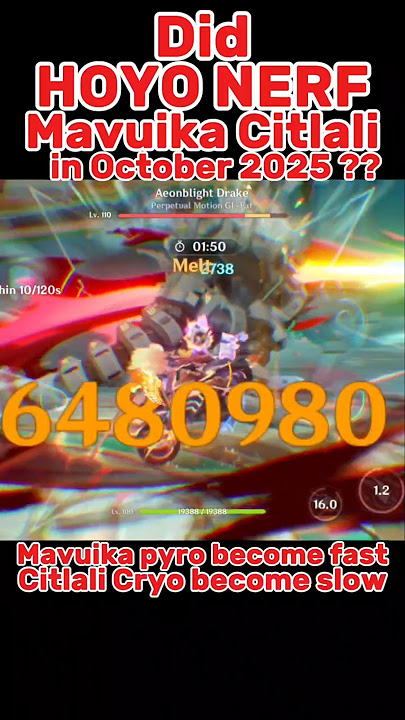 Did Hoyo just Nerf Mavuika citlali for Alice Columbina Durin Varka Nefer ? #genshinimpact #genshin