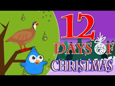 Двенадцать дней Рождества | рождественские гимны для детей | Twelve Days of Christmas | Kids Songs