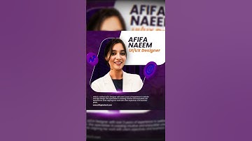 Meet Our UI/UX Designer, Afifa Naeem.