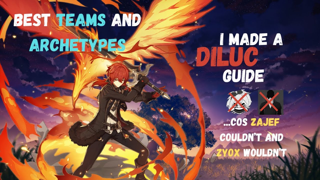 Beat the game with this Diluc Guide! Artifacts, Weapons and Mainstream Team Archetypes!