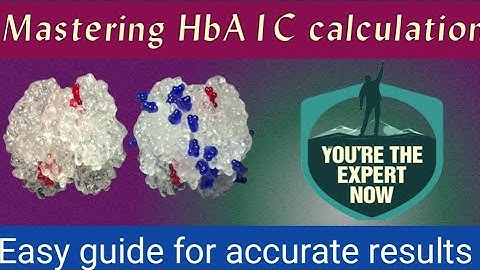 HbA1C calculation ! Average blood sugar calculation