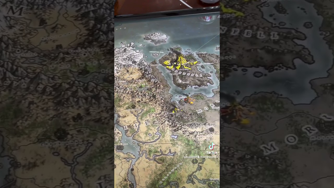 Just a quick tour of my Tamriel map 