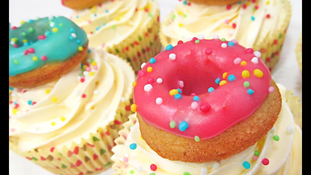 Cupcakes de Donas | Recetas de Cupcakes