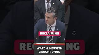 Hegseth Caught LYING When Cornered On Military Disaster
