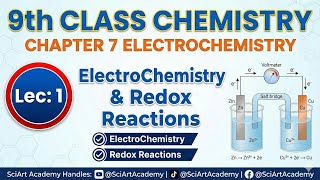 Lec:1|9th Class Chemistry|Chapter 7 ElectroChemistry|ElectroChemistry&Redox Reactions|SciArt Academy