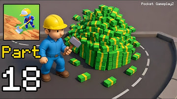 Scrape Master - Gameplay Walkthrough Part 18 - Clean and Restore the Villages (iOS, Android)