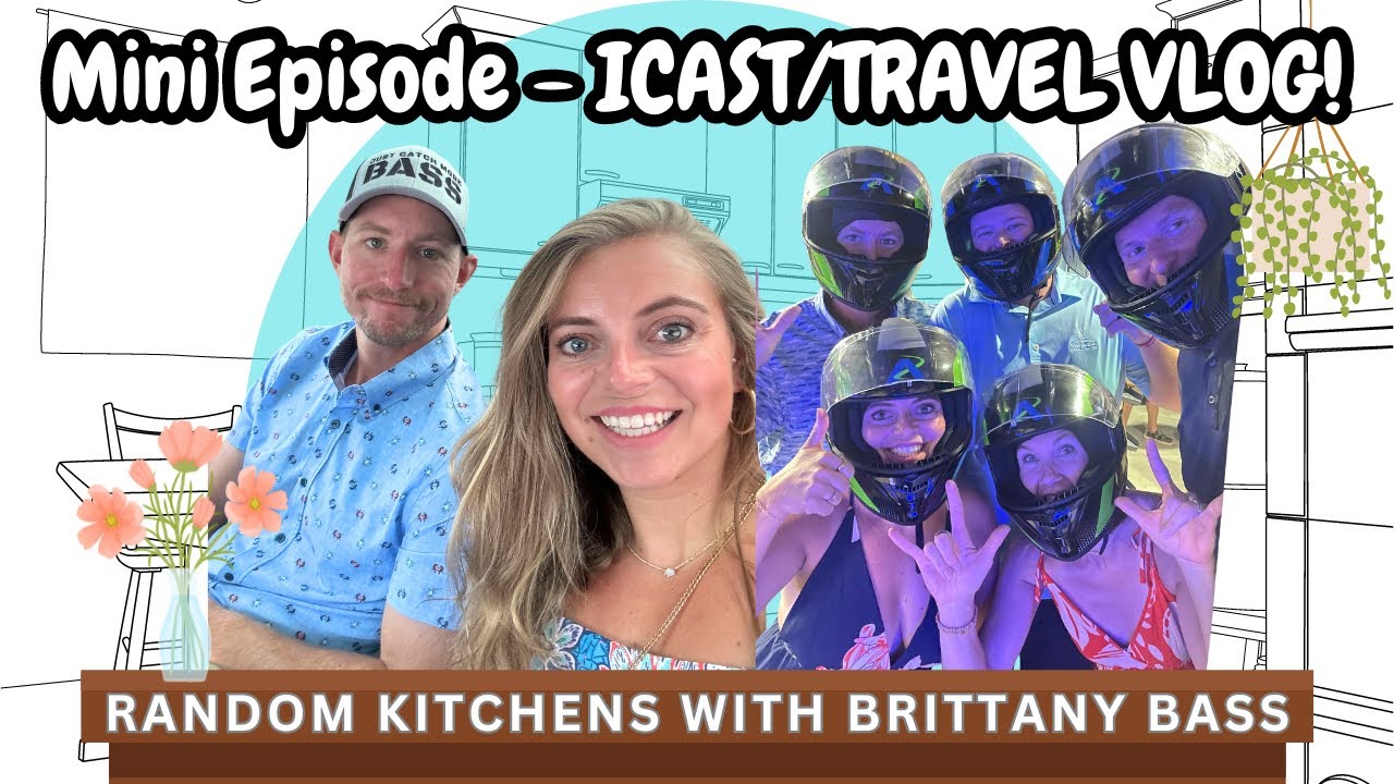 Mini ICAST TRAVEL VLOG (Random Kitchens – Bass Fishing WAGS Life Ep. 25)