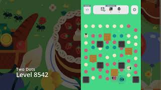 Two Dots Level 8542 Gameplay (no boosters used) ⭐️⭐️⭐️