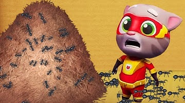 Fun Anthill vs Super Tom Hero - Kick The Buddy vs Talking Tom Hero Dash
