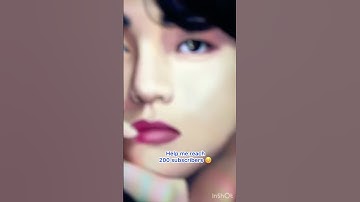 BTS V KimTaehyung digitalart drawing on ibispaintx #bts #kimtaehyung #jungkook