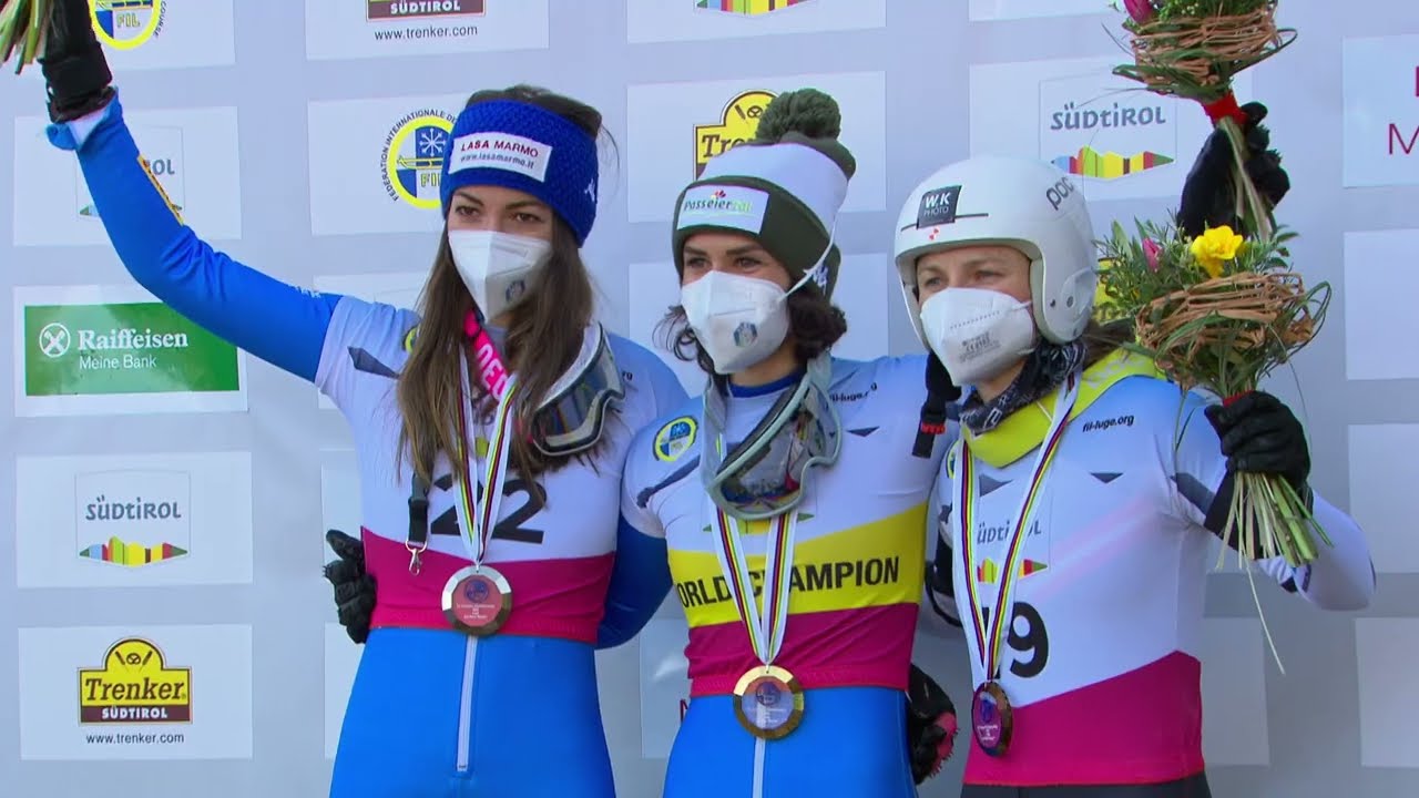 Rodel - Highlights der Europameisterschaft 2022 I Damen und Doppelsitzer