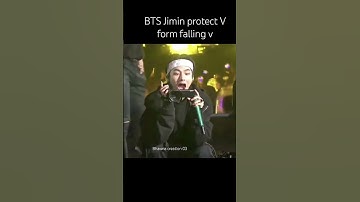 BTS Jimin protect V from falling #shorts #kimtaehyung #jimin #btsarmy