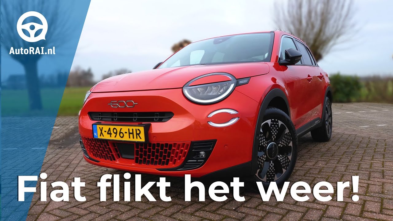 FIAT 600e (2024) REVIEW - De vrolijkste auto van het moment! -  AutoRAI TV