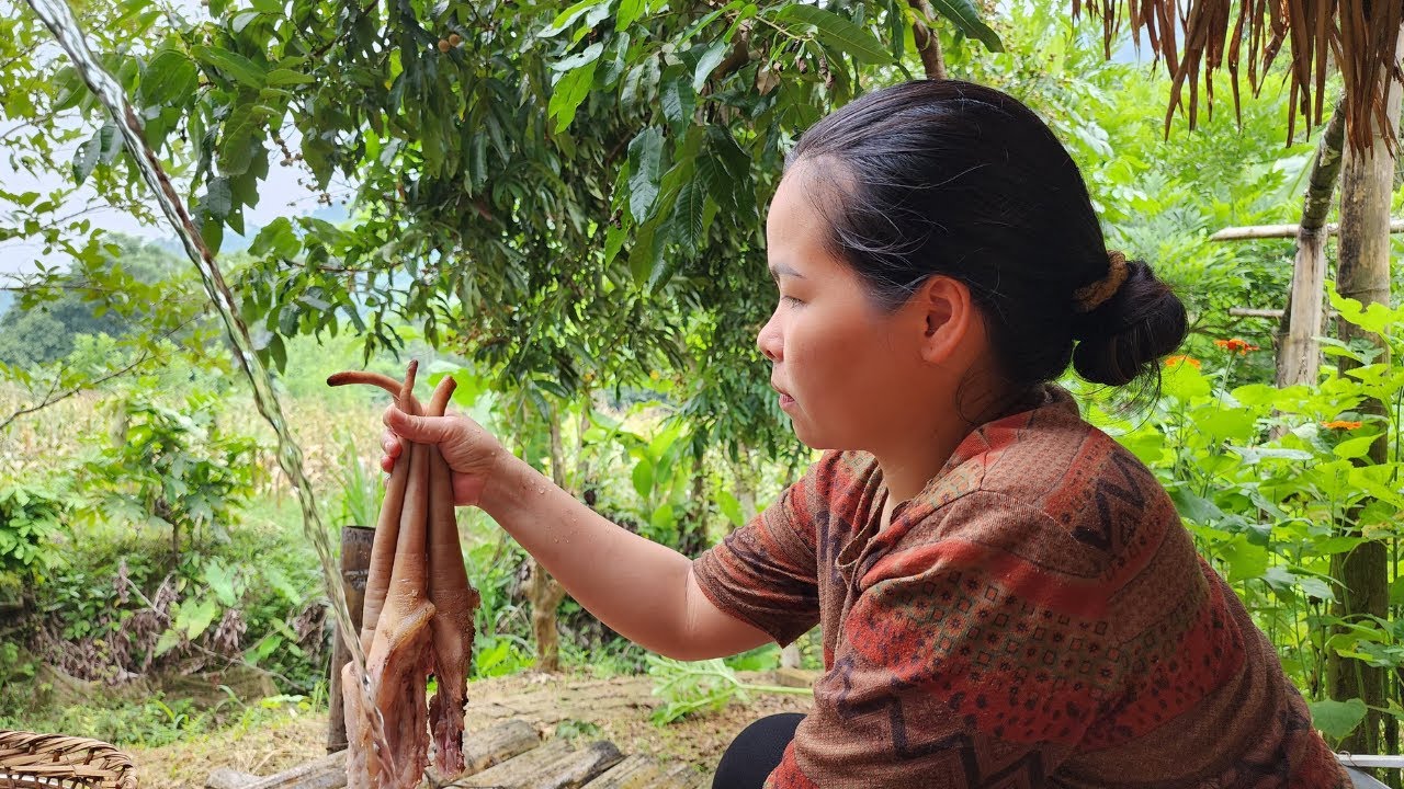 The Taste of a Wood-Fired Kitchen in Pork Tail Braised with Baby Potatoes | Bich Thi Family