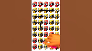 Deadpool x wolverine // deadpool x wolverine New line connect puzzle game #deadpool #deadpool3 #art