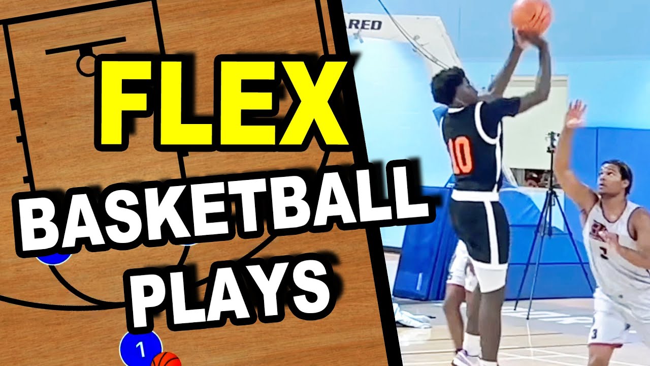 5 Flex Basketball Plays For Youth - YouTube