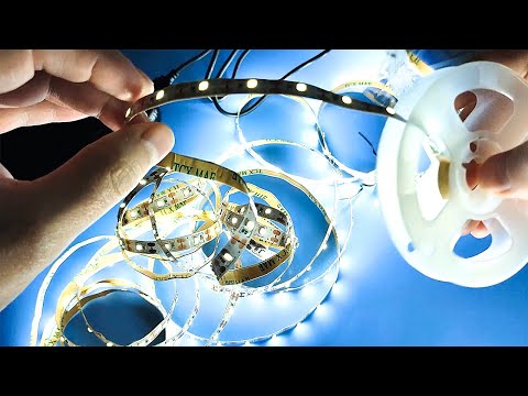 Самая дешовая Светодиодная LED лента Без Бренда 5 метров белая USB 5V ЮСБ, работает от павербанка.