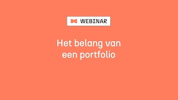 Webinar: Het belang van een portfolio