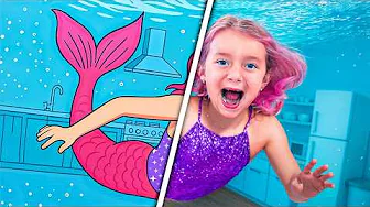 Levi & Ivy TRANSFORM Into Cartoons!