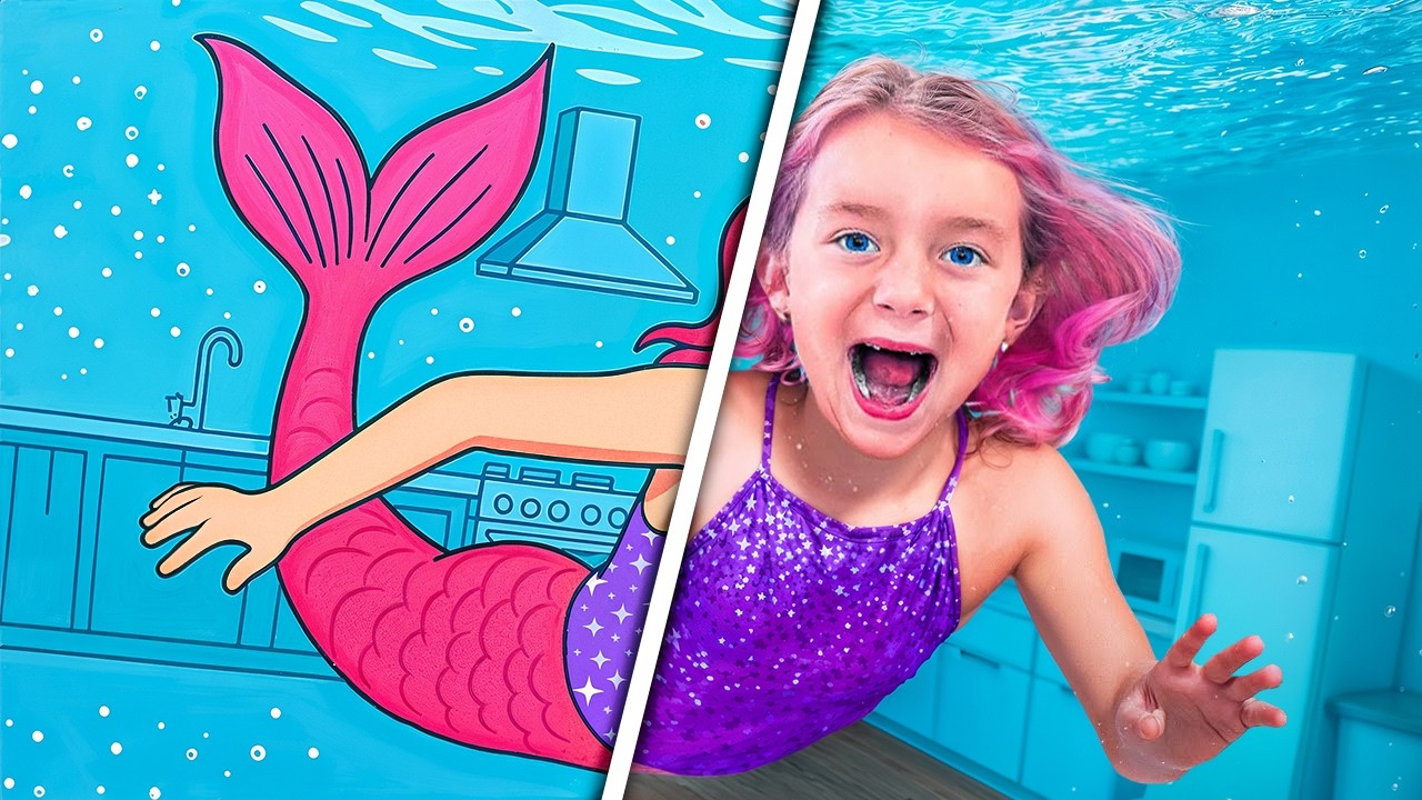 Levi & Ivy TRANSFORM Into Cartoons!